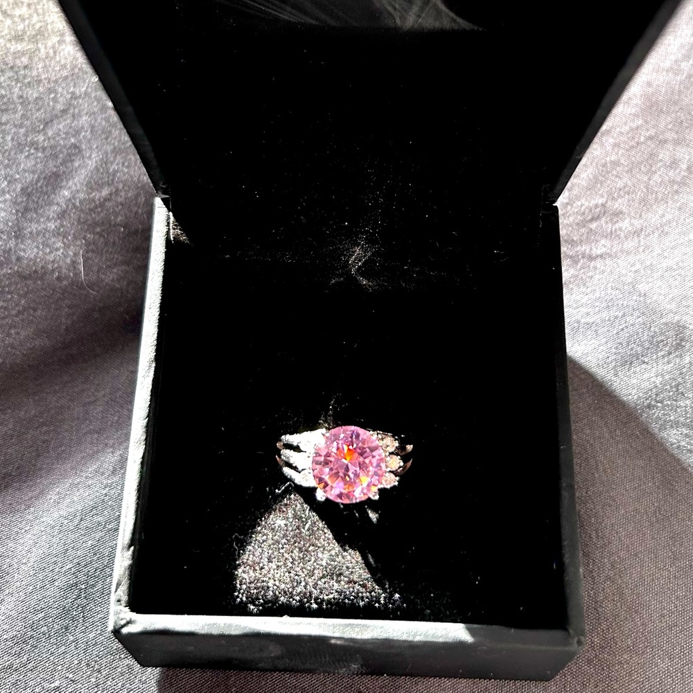 Pink Diamond Ring